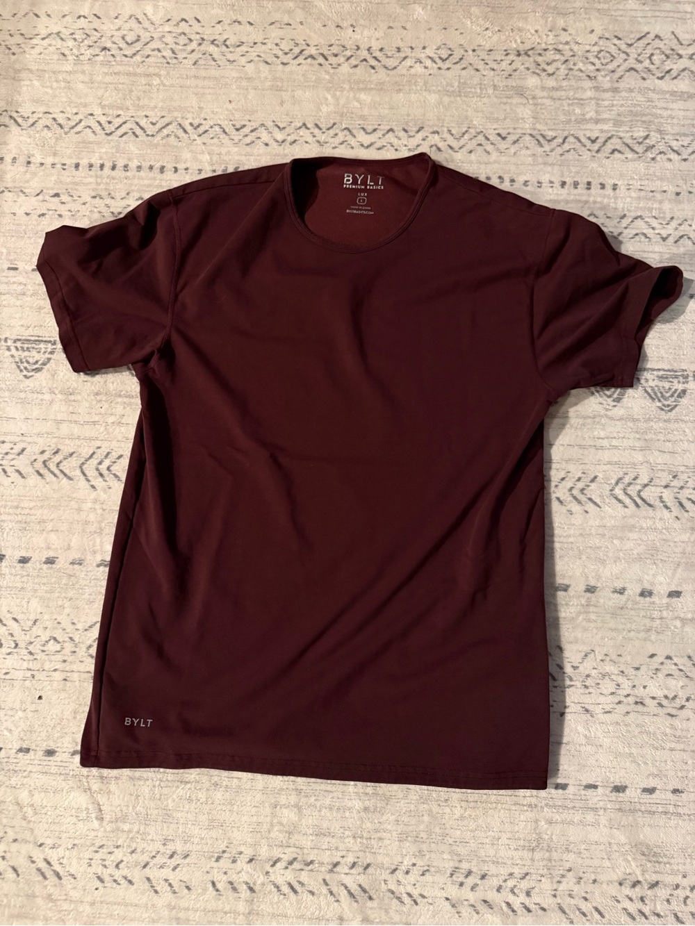 BYLT Basics - LUX Straight Hem - Men’s Large - Maroon